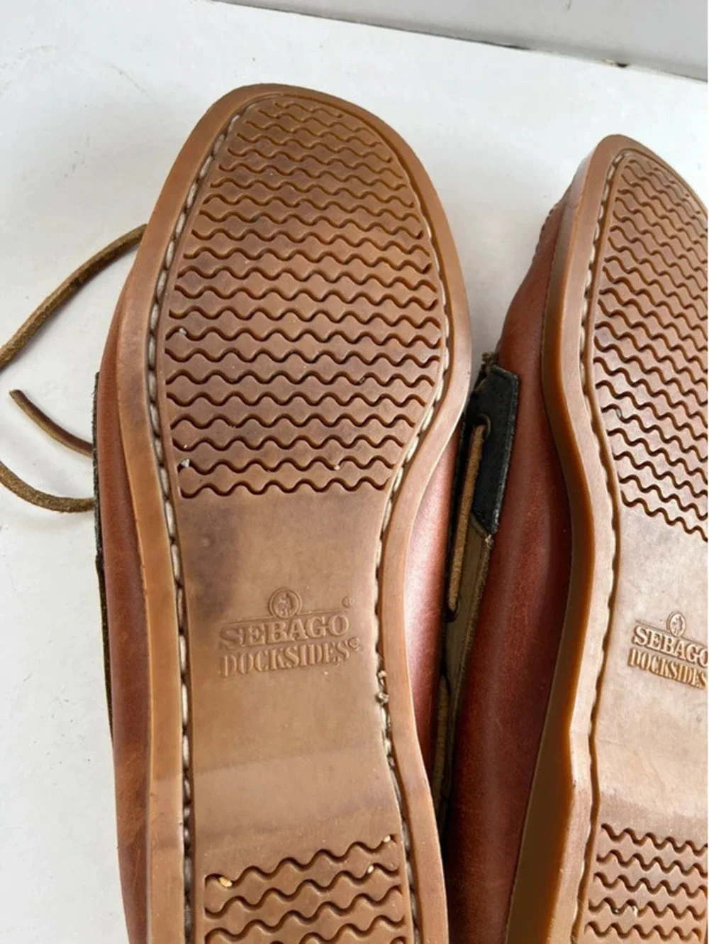 Sebago Dockside’s Spinnaker Dress Shoes size 8 Brown Light Loafers  LeatherUSA